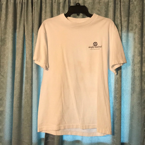 Simply Southern Tops - White Simply Southern w/ print on the back